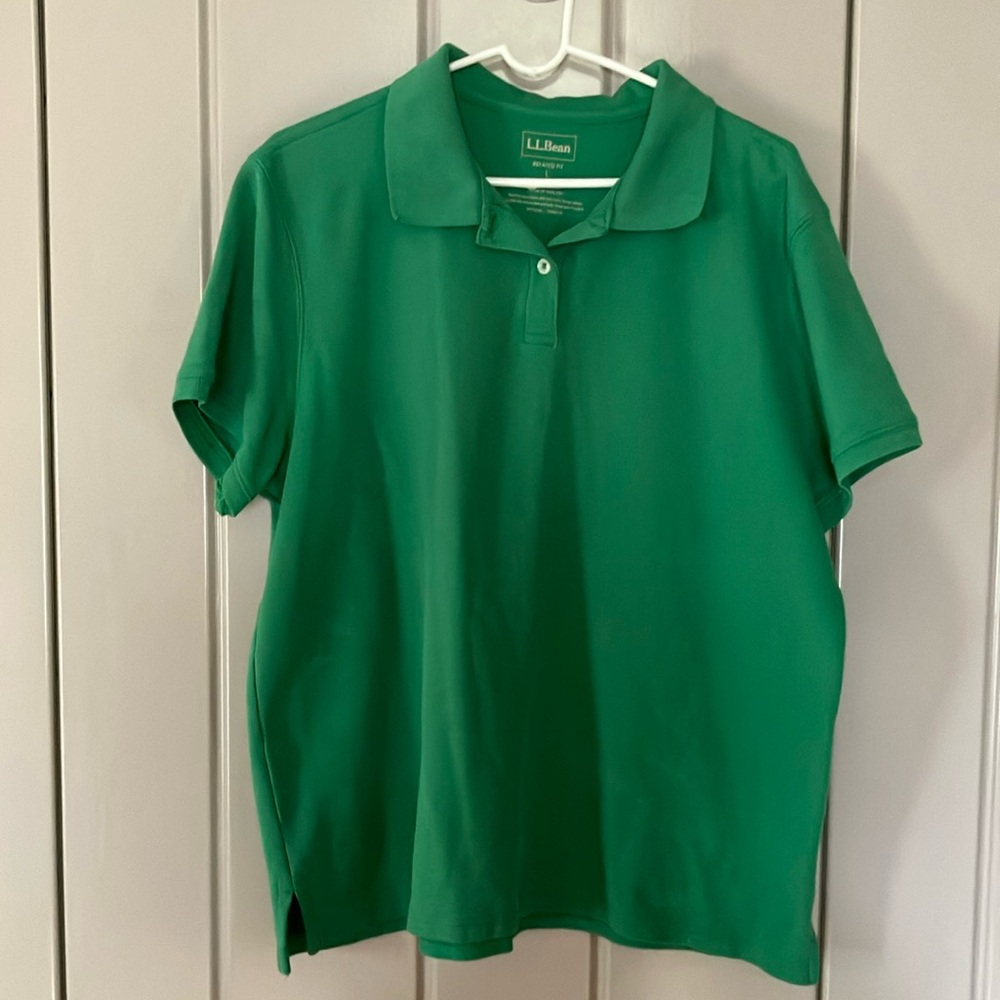 Classic Relaxed Fit L.L.Bean Polo Shirt size Large